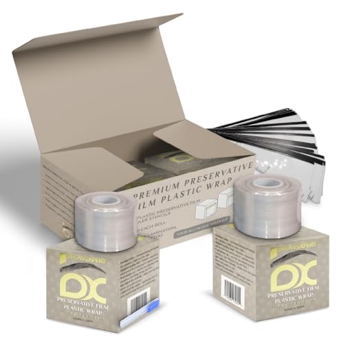BROWSXPERT Master Brow Starter Bundle (Master Brow Mapping Kit, Shading Henna Powder Touch-Up Kit, Eyebrows Cleanser Foam, Electric Mixer, Plastic Film Wrap)