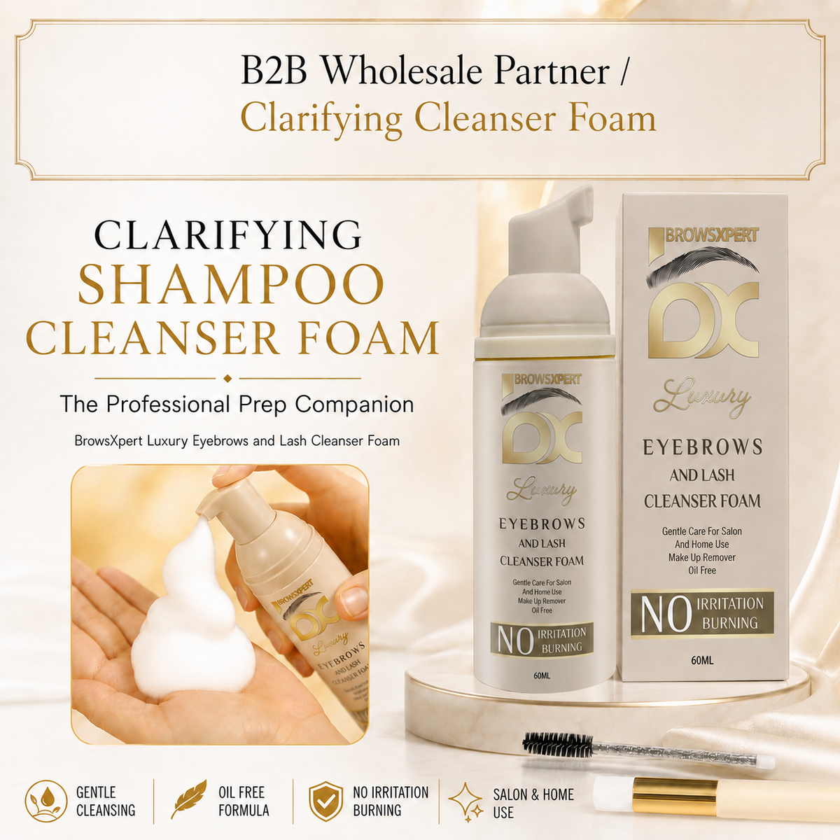 B2B Wholesale Partner / Clarifying Cleanser Foam